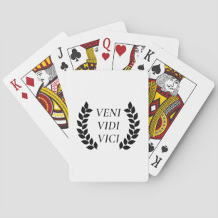 Veni Vidi Vici Playing Cards