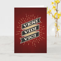 Veni Vidi Vici Red