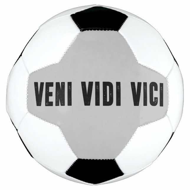 Veni vidi vici soccer ball (Front)