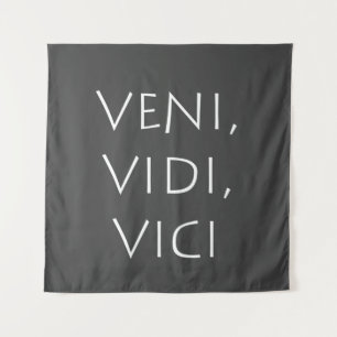 Veni vidi vici tapestry