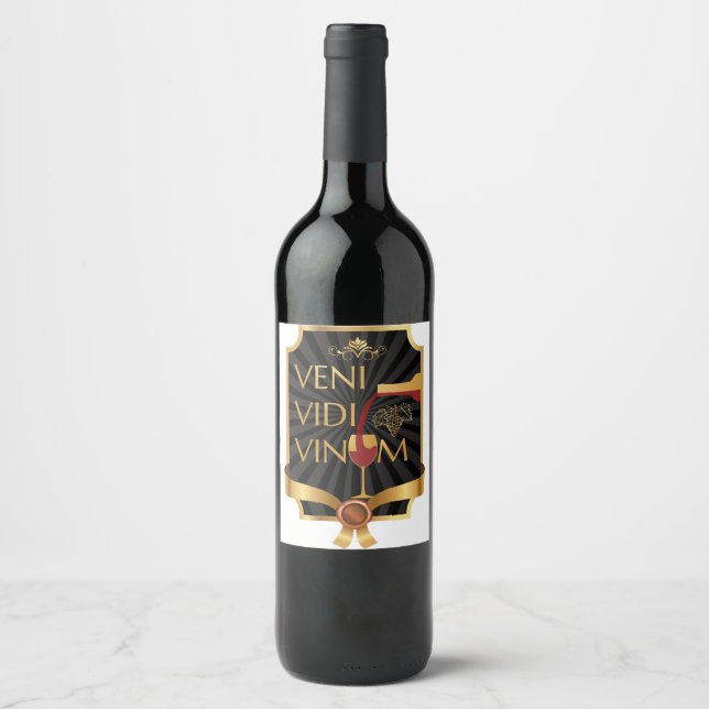 Veni, Vidi Vinum  Wine Label (Front)