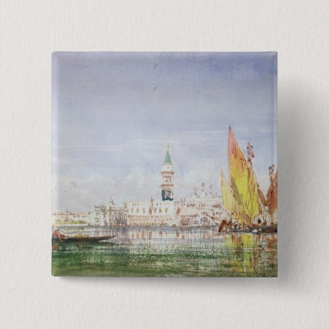 Venice 15 Cm Square Badge (Front)