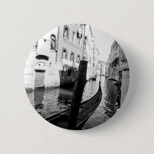 Venice 6 Cm Round Badge (Front)