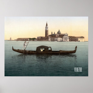 Venice around 1900 poster