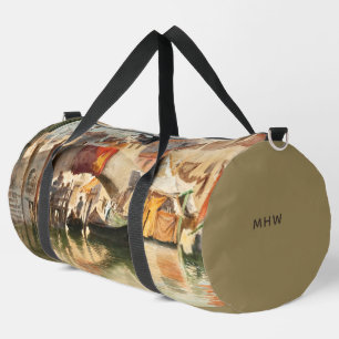 Venice Art custom monogram Duffle Bag