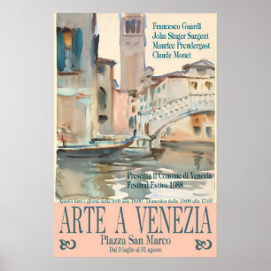 Venice Art Exhibition Poster Guardi, Sargent