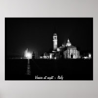 Venice at Night, Italy No.1 (Poster)