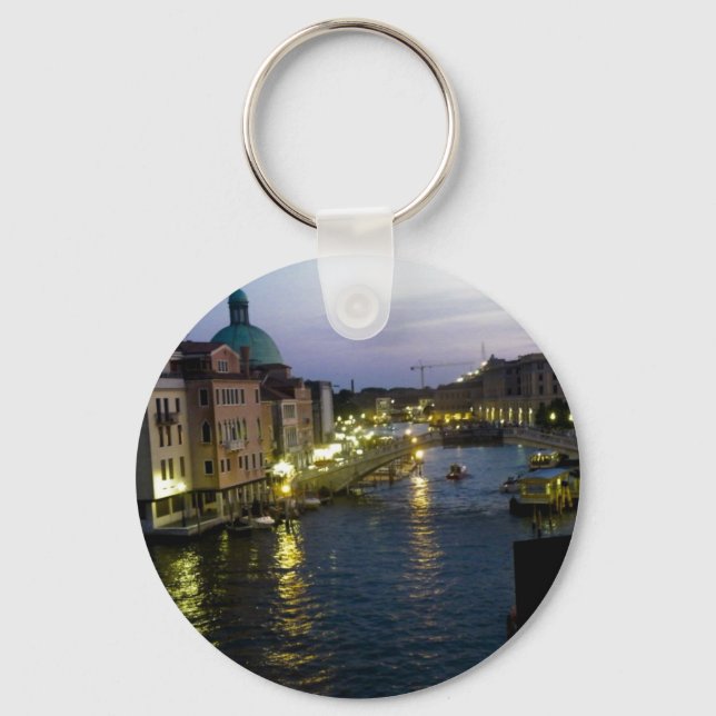 Venice at night key ring (Front)