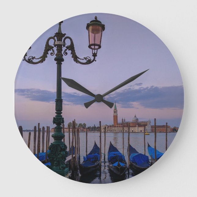 Venice Awakens  Large Clock (Front)