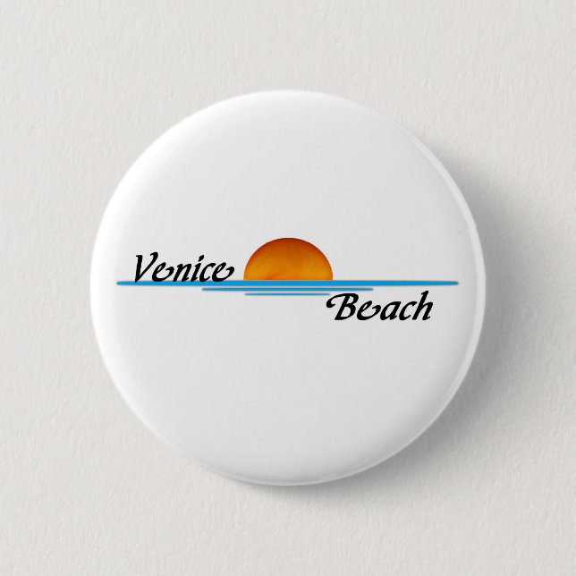 Venice Beach 6 Cm Round Badge (Front)