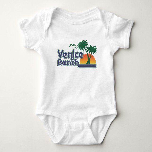 Venice Beach Baby Bodysuit (Front)