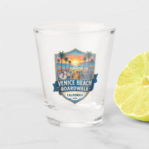 Venice Beach Boardwalk USA Shot Glass