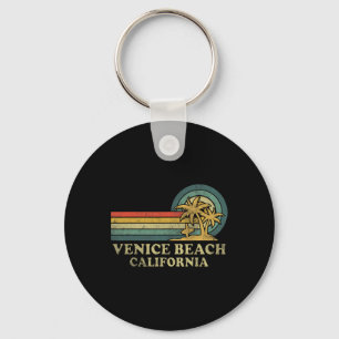 Venice Beach California Family Vacation Vintage Pa Key Ring