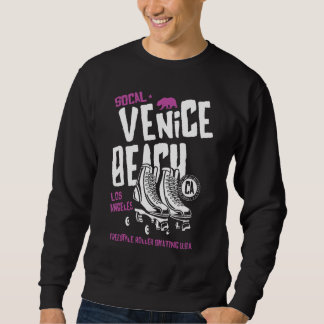 Venice Beach California Retro Roller Skate 9 Sweatshirt
