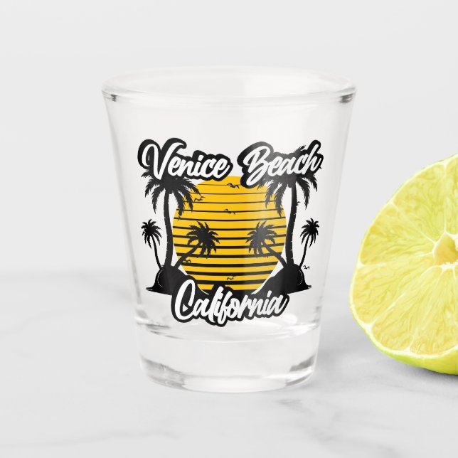 Venice Beach California Shot Glass (Front)