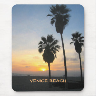 Venice Beach California Sunset Souvenir Mouse Pad
