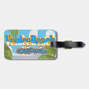 Venice Beach california vintage poster. Luggage Tag