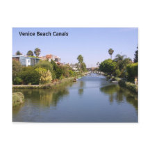Venice Beach Canals postcard