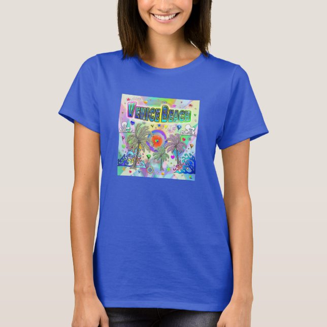 Venice Beach Deep Dream T-Shirt (Front)