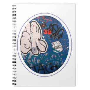 Venice Beach Graffiti Spiral Notebook