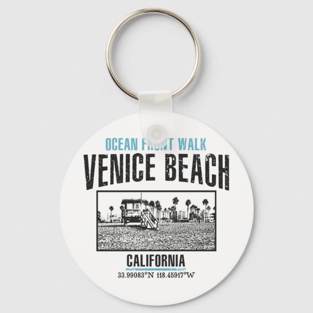 Venice Beach Key Ring (Front)