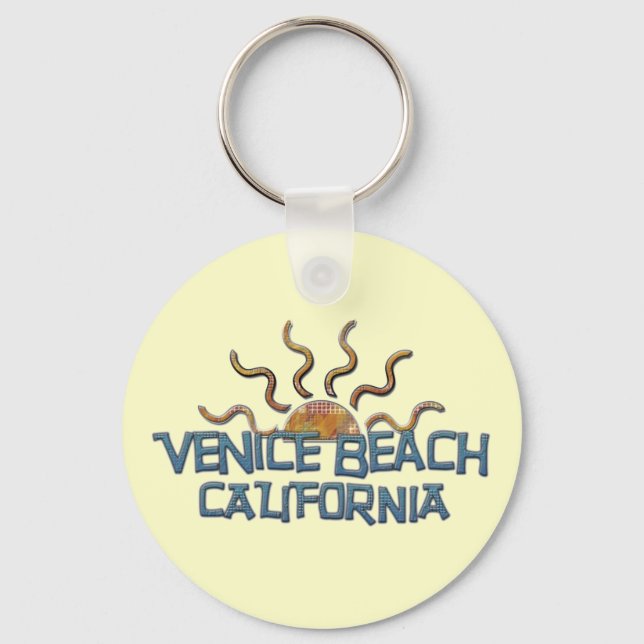 Venice Beach Keychain! Key Ring (Front)
