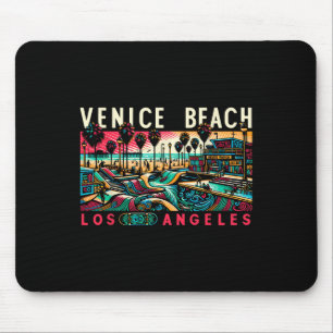 Venice Beach Los Angeles Travel Summer Family Vaca Mouse Pad