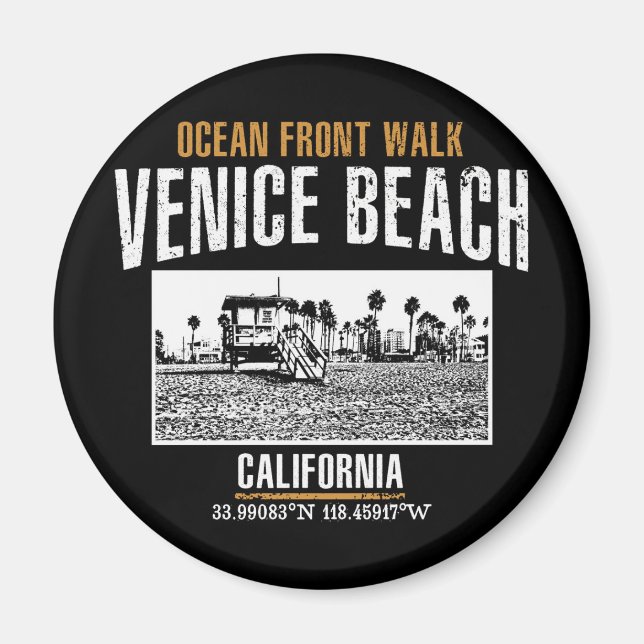 Venice Beach Magnet (Front)