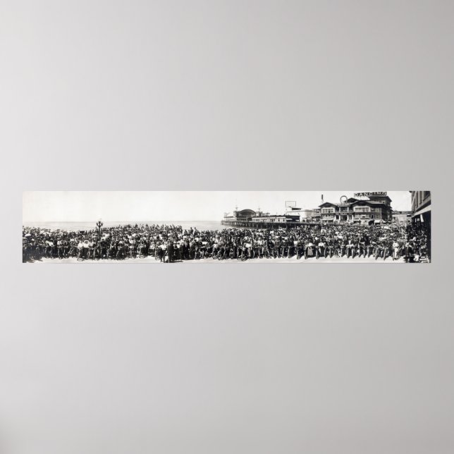 VENICE BEACH MOTORCYCLE RALLY 1911 POSTER (Front)