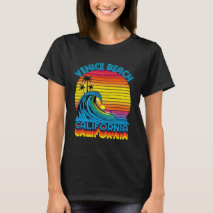 Venice Beach Retro Throwback Surf & Beach Souvenir T-Shirt