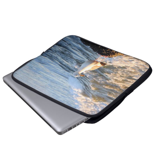 Venice Beach Seagull Laptop Sleeve (Front Bottom)