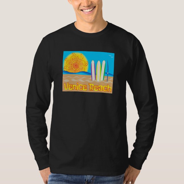 Venice Beach Sun Sand And Surf - Beach Merch T-Shirt (Front)