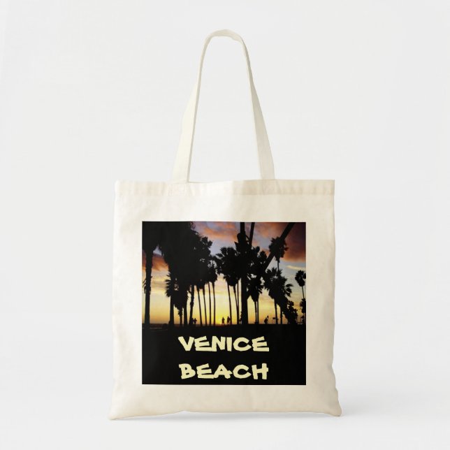 Venice Beach Sunset Bargain Tote Bag (Front)