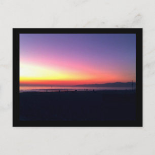 Venice Beach Sunset Postcard
