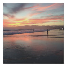 Venice Beach Sunset Santa Monica Ferris Wheel