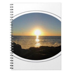 Venice Beach Sunset Spiral Notebook