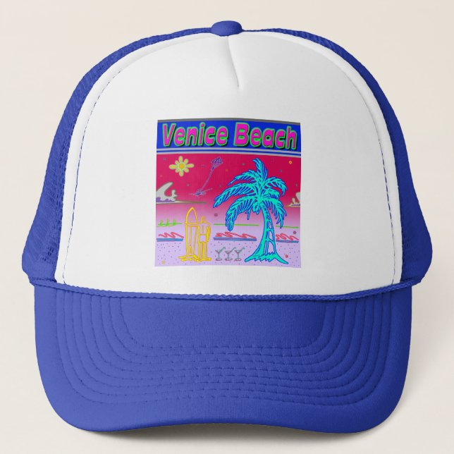 "Venice Beach" Surfer Hat (Front)