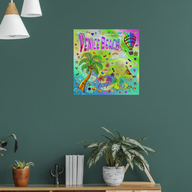 Venice Beach Timeless Melody Poster (Living Room 1)