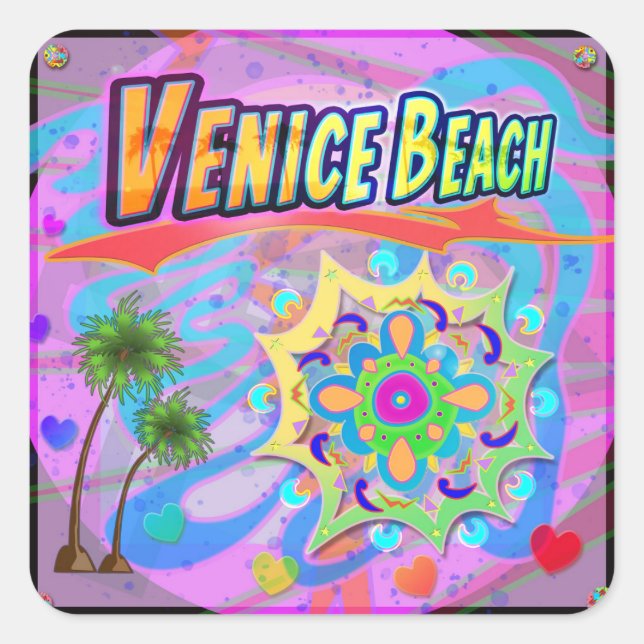 Venice Beach True Progress Sticker (Front)