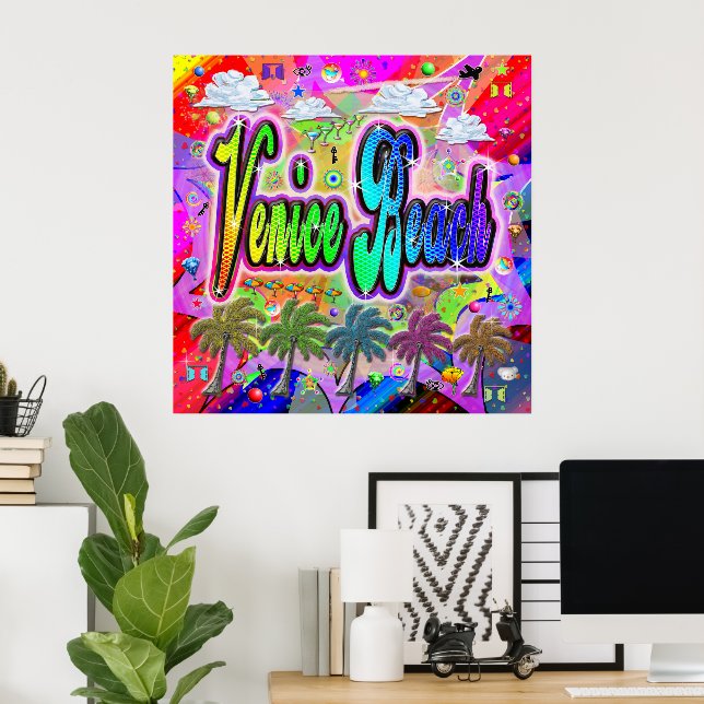Venice Beach Vista Express Poster (Home Office)