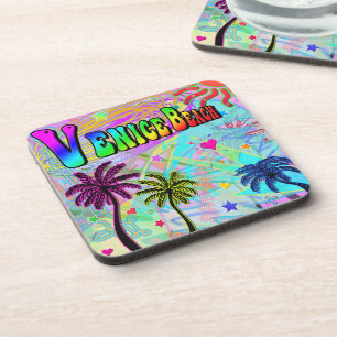 Venice Beach Vivid Romance Coaster