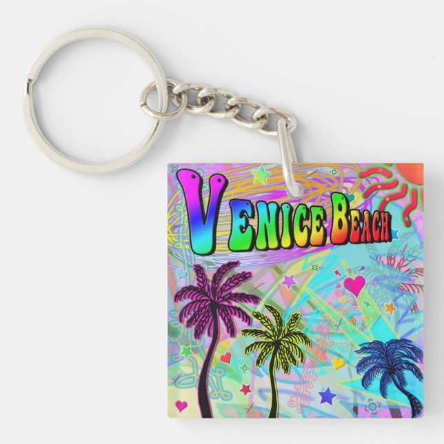 Venice Beach Vivid Romance Keychain (Front)