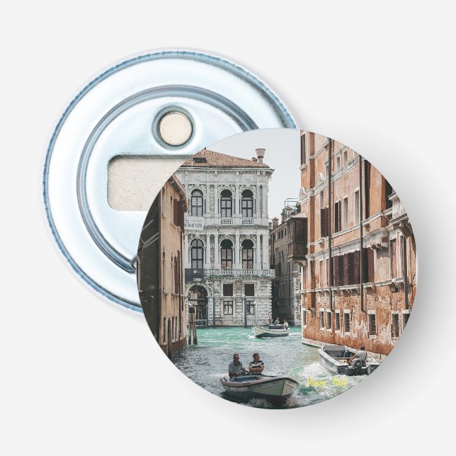 Venice Boat Canal  Bottle Opener (Front)