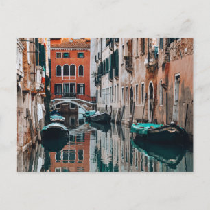 Venice Boats Postcard