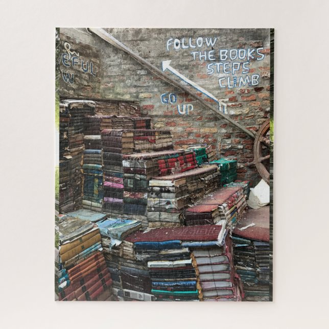 Venice Bookstore Jigsaw Puzzle (Vertical)