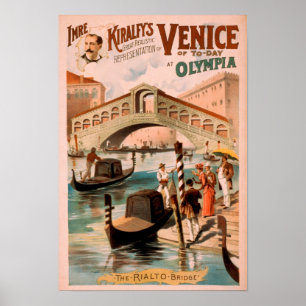 Venice, Bride of the Sea at Olympia Gondolas 3 Poster