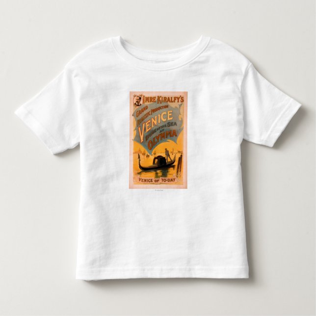 Venice, Bride of the Sea at Olympia Gondolas Toddler T-Shirt (Front)