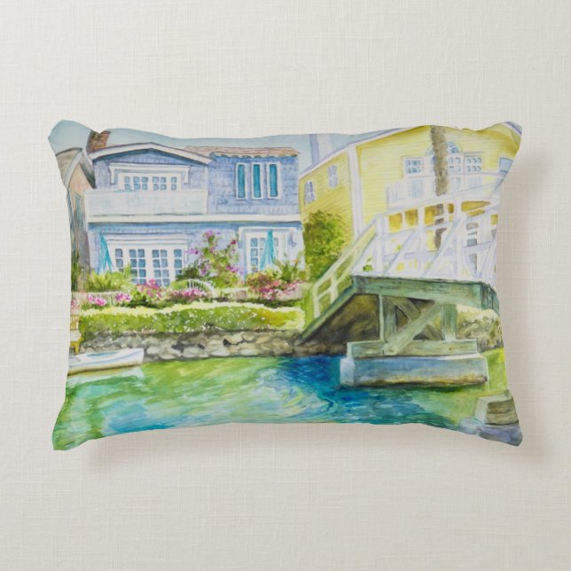 Venice Bridge Decorative Cushion (Front)