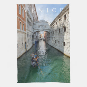 Venice Bridge of Sighs tea towel