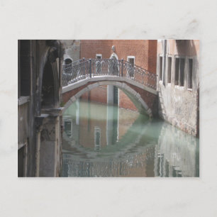 Venice bridge - postcard